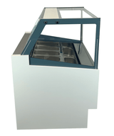 Speiseeisvitrine / Komodo / 6 × 5 L / Weiß / 910 × 880 × 1300 mm / Combisteel