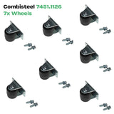 Rädersatz / für 7450.1135 / 7451.1126 / Combisteel
