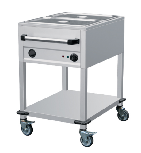 Bain-Marie Wagen 2 × 1/1 GN 1,5 kW von Combisteel