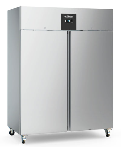 Edelstahl-Tiefkühlschrank RFS 1200 L mit Lüfter / Combisteel