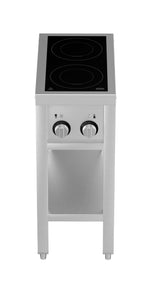 Induktionsherd mit 2 Zonen und offenem Unterbau von Combisteel – Produktansicht 4