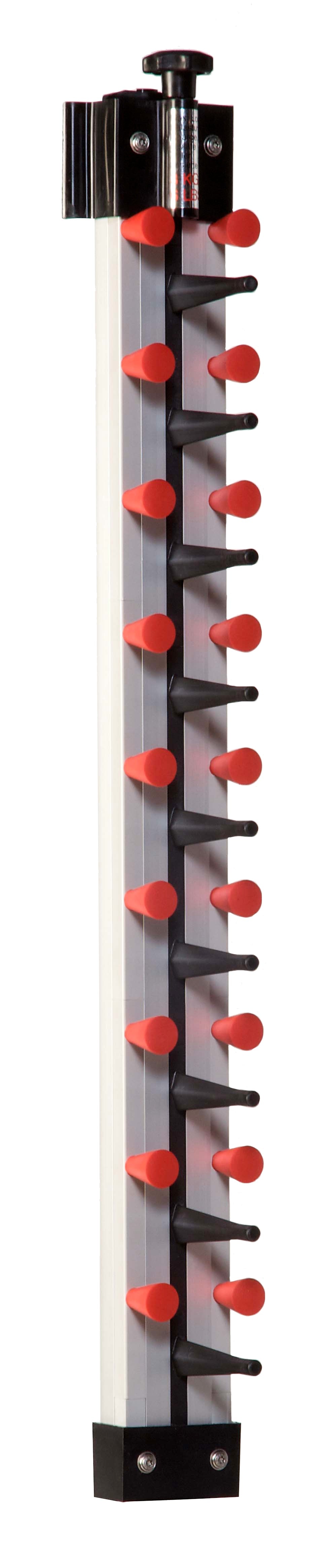 Tellerregal / Wandmodell / 9 Teller / 800 mm hoch / Combisteel