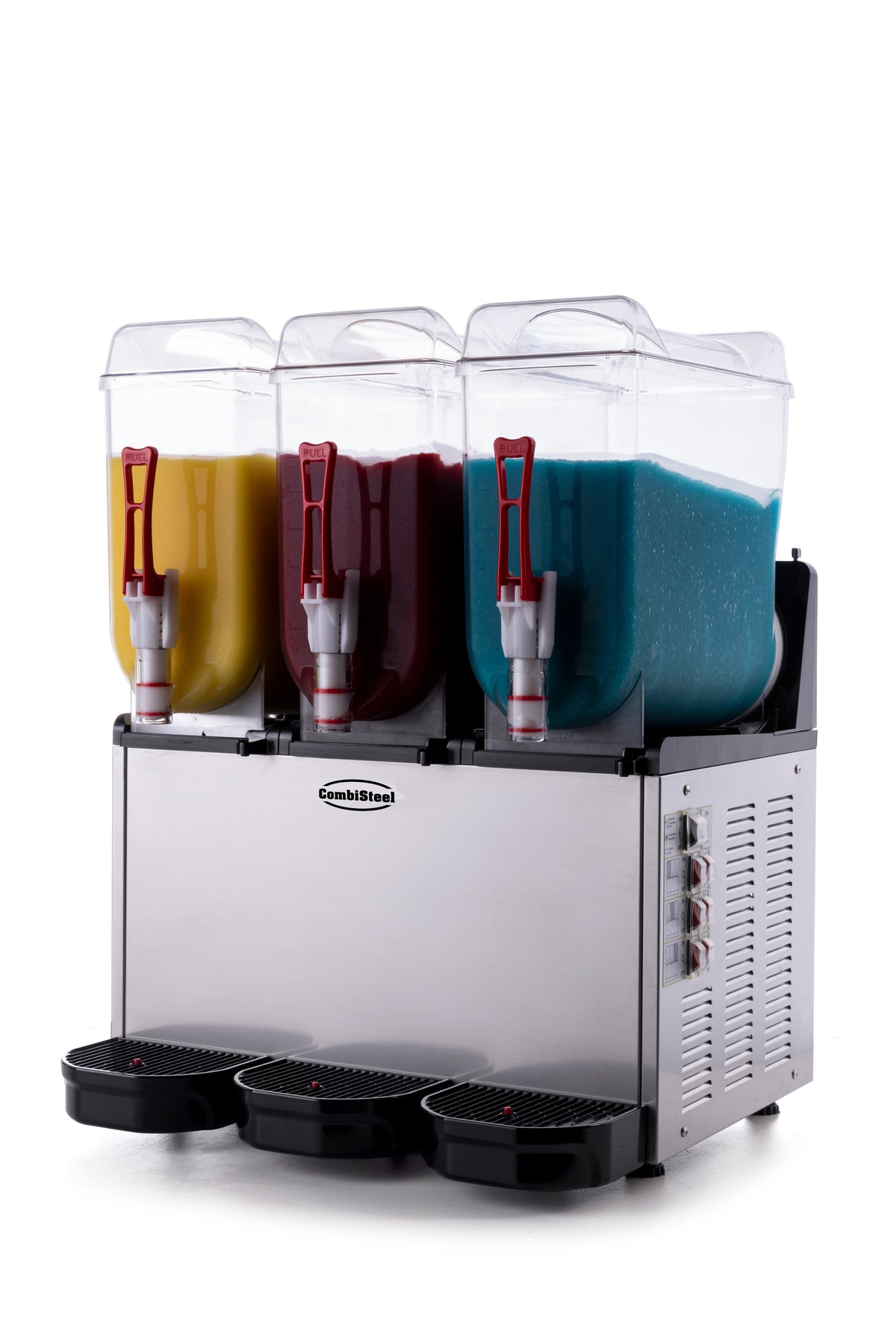 Slush-Maschine / 3 × 12 L / Edelstahl / 590 × 530 × 780 mm / Combisteel