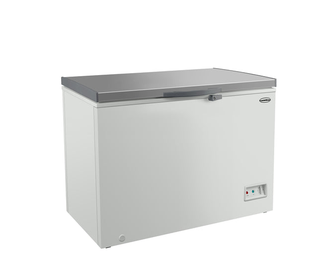 Combisteel Tiefkühltruhe 302 L mit Edelstahldeckel für Gastronomie