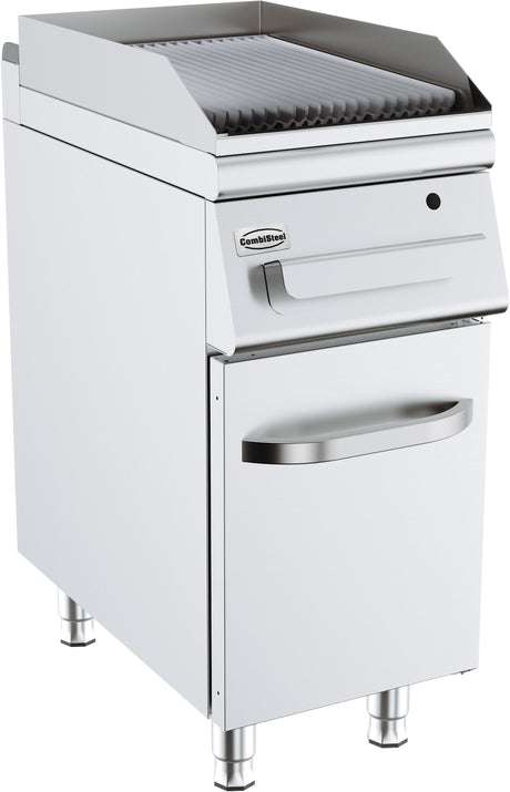 Gas-Wassergrill BASE 700 / 400 mm / 9 kW / Freistehend / Combisteel – Wassergrill für professionelle Gastronomie