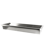 Edelstahl-Handwaschbecken / 1200 mm breit / 2 Armaturplätze / Combisteel