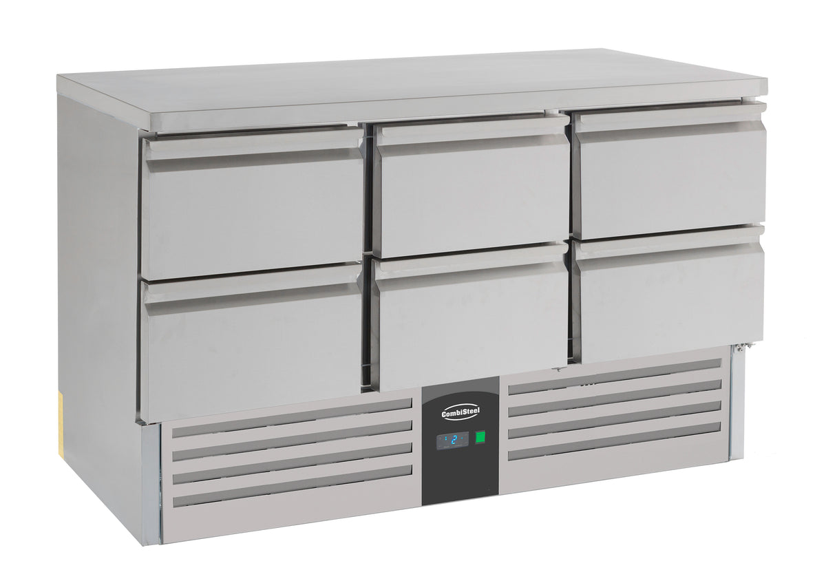 Kühltisch / 6 Schubladen / 400 L / Combisteel