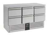 Kühltisch / 6 Schubladen / 400 L / Combisteel