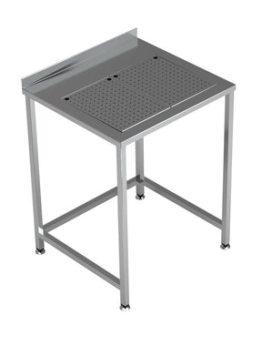 Arbeitstisch mit integrierter Tropfschale 700 × 650 mm von Combisteel