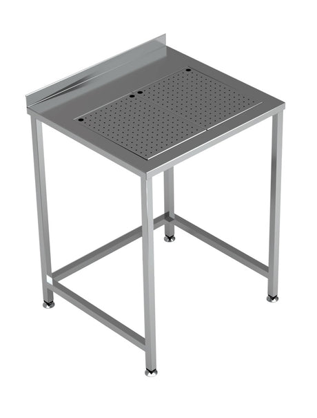 Arbeitstisch mit integrierter Tropfschale 700 × 650 mm von Combisteel