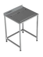Arbeitstisch mit integrierter Tropfschale 700 × 650 mm von Combisteel