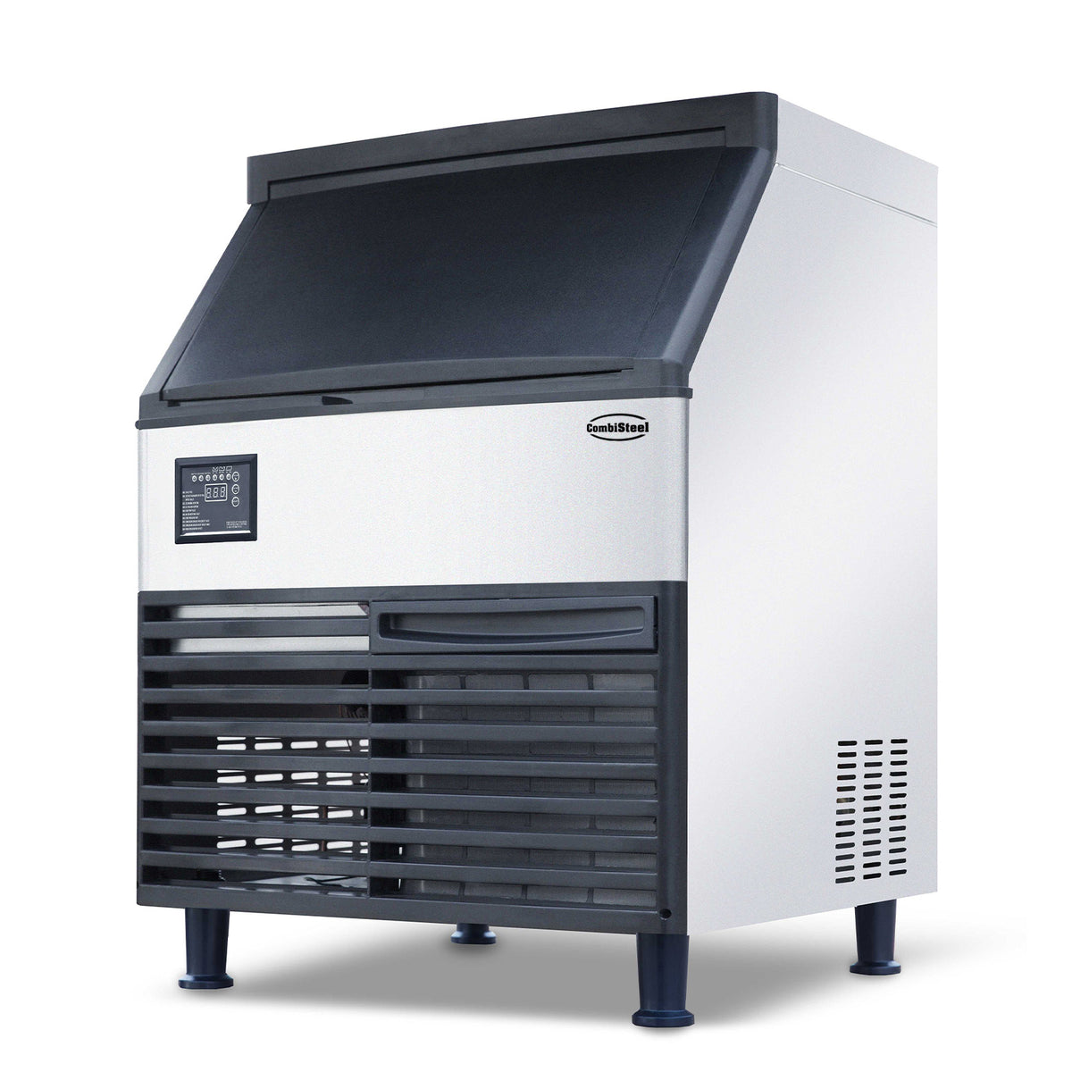 Eiswürfelmaschine / 95 kg/24 h / Bunker 36 kg / Eiswürfel 22×22×22 mm / luftgekühlt / Combisteel