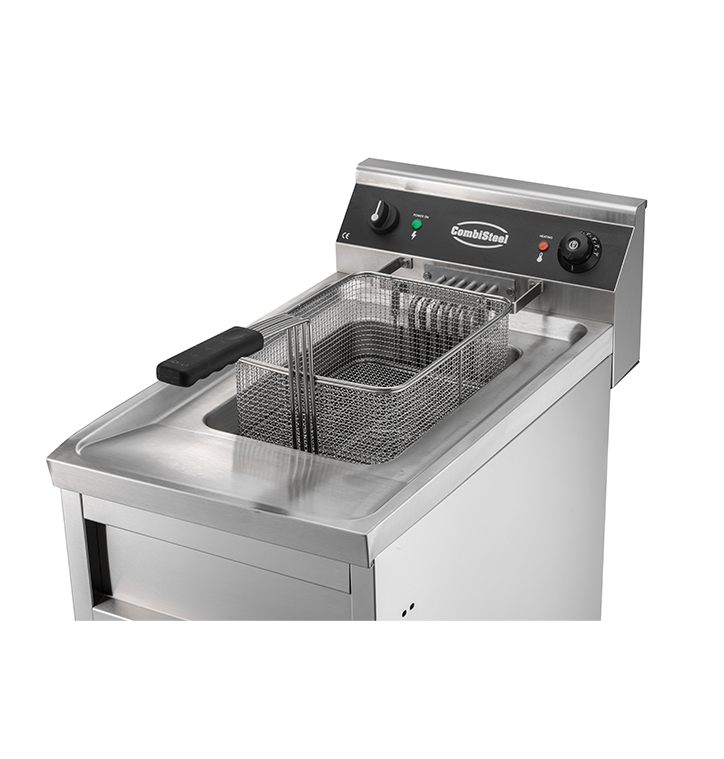 Elektrische Standfritteuse / 1 × 12 L / 6 kW / 400 V / Combisteel