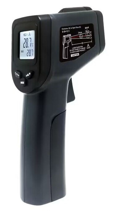 Infrarot-Thermometer / 50 bis 380 °C / Combisteel