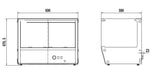 Wärmevitrine 174 L +30 bis +90 °C – Detailansicht 16