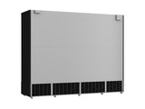 Tiefkühlschrank / 4 Glastüren / Schwarz / 2120 L / 2550 × 710 × 2003 mm / Combisteel