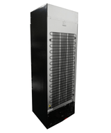 Kühlschrank 1 Glastür Schwarz 400 Liter