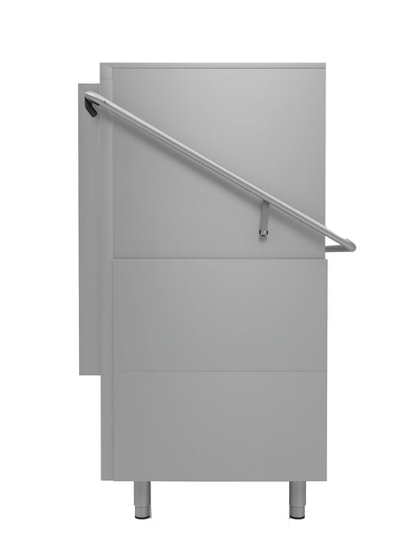 Haubenspülmaschine / 400 V / Korb 500 × 500 mm / mit Abwasserpumpe / mit Spülmitteldosierer / Combisteel