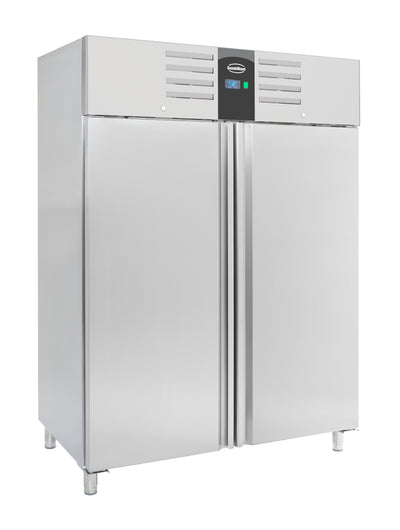 Gewerbetiefkühlschrank Edelstahl 2 Türen 1400 L ENERGY LINE