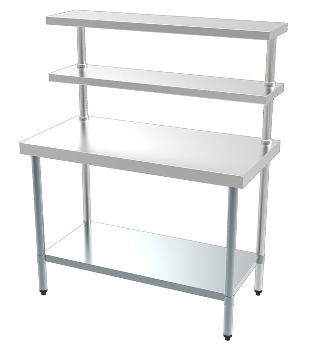 Arbeitsstation mit Grundboden 1200 × 600 mm von Combisteel