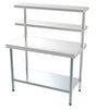 Arbeitsstation mit Grundboden 1500 × 600 mm von Combisteel
