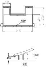 Fischtheke mit 3,06 m² Präsentationsfläche – Detailansicht 2