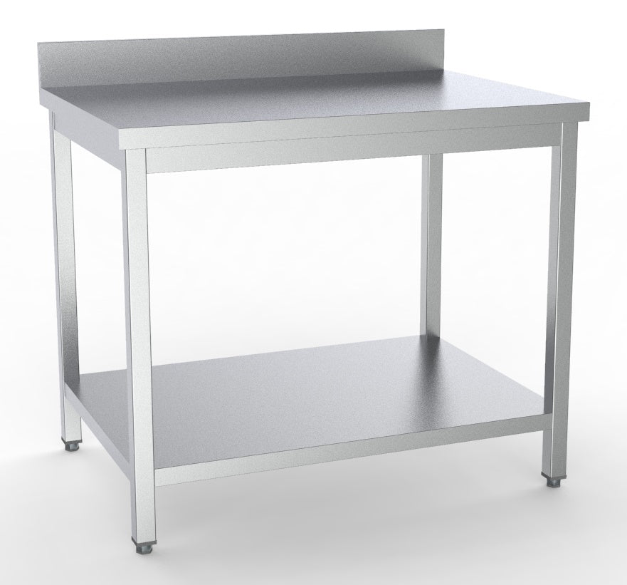 Arbeitstisch mit Grundboden und Aufkantung 700 × 600 mm von Combisteel