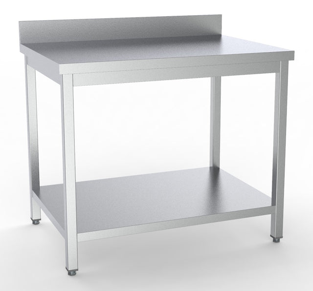 Arbeitstisch mit Grundboden und Aufkantung 700 × 600 mm von Combisteel