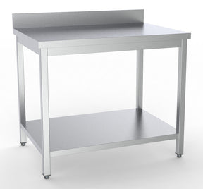 Arbeitstisch mit Grundboden und Aufkantung 2000 × 600 mm von Combisteel