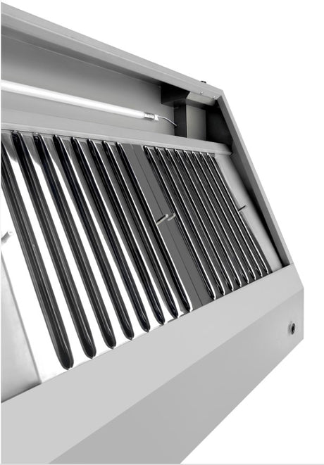 Wandhaube / mit Motor / 1200 × 900 × 450 mm / Combisteel