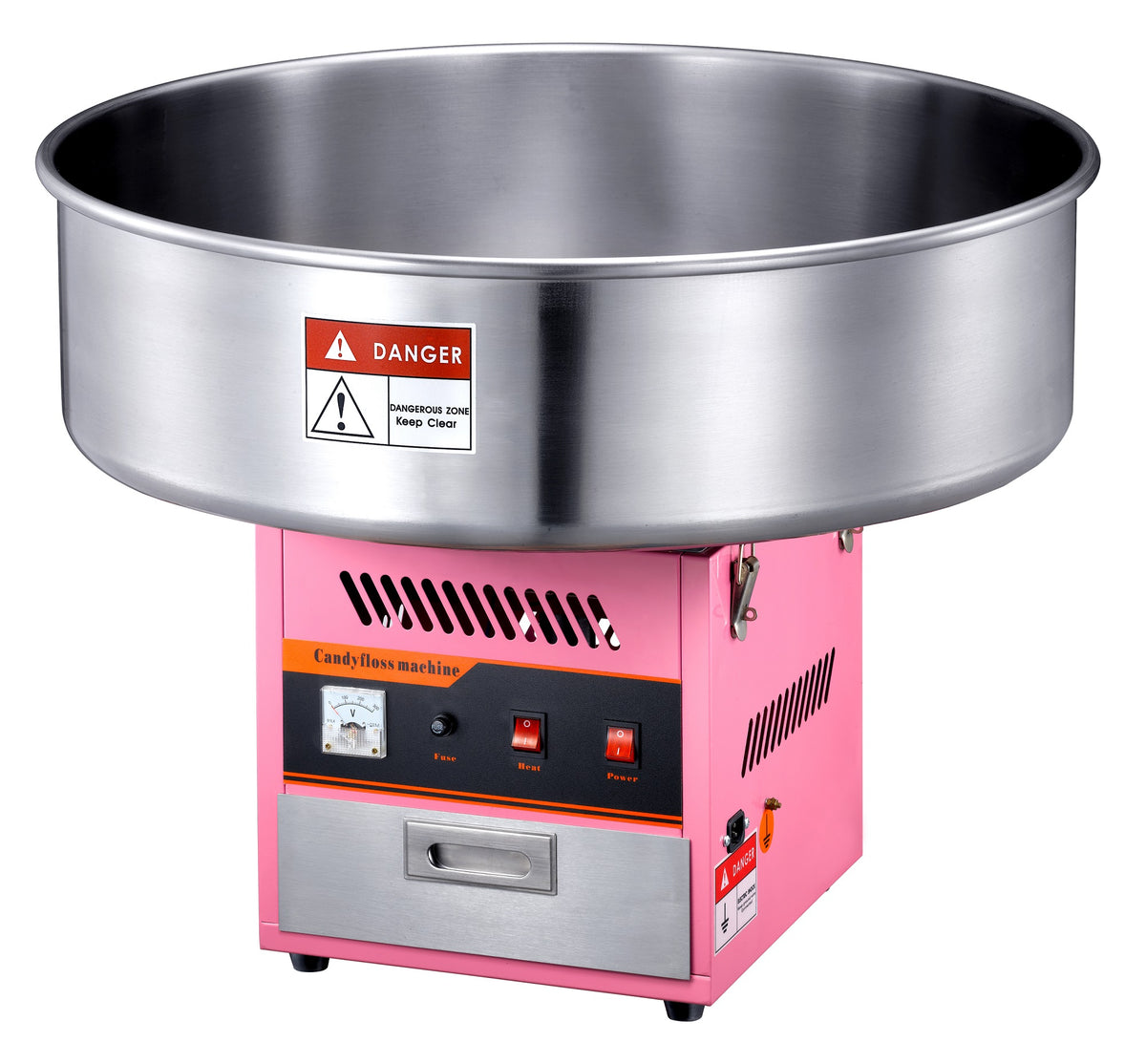 Zuckerwattemaschine / Ø 720 mm / 1,03 kW / 720 × 720 × 500 mm / Combisteel