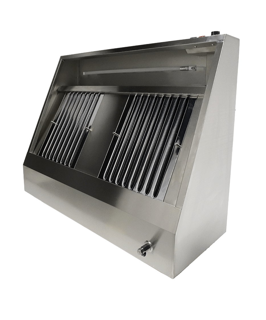Wandhaube / mit Motor / 1200 × 900 × 450 mm / Combisteel
