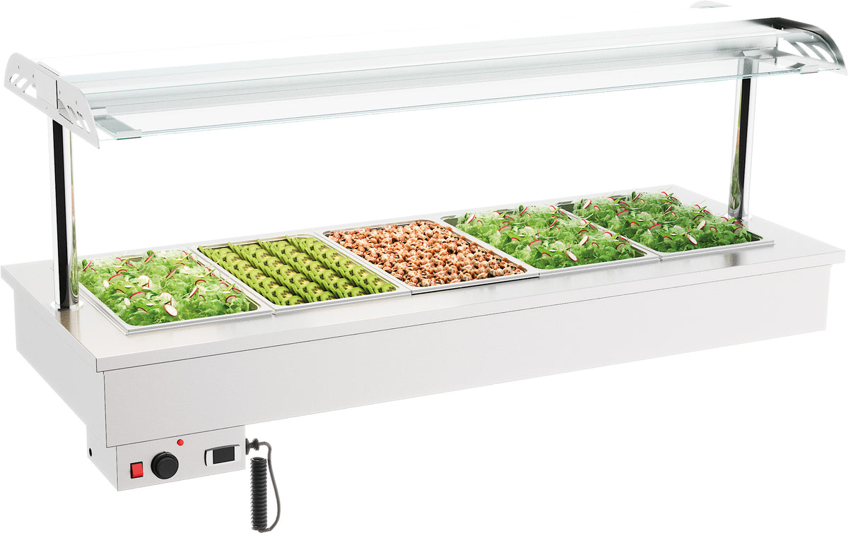 Einbau Bain-Marie 5 × 1/1 GN 1,8 kW von Combisteel