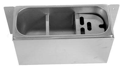 Eisportioniererspülbecken / 330 × 120 × 150 mm / Combisteel