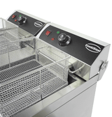 Elektrische Tischfritteuse 2 × 10 L / Combisteel