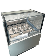 Speiseeisvitrine / Komodo / 6 × 5 L / Weiß / 910 × 880 × 1300 mm / Combisteel