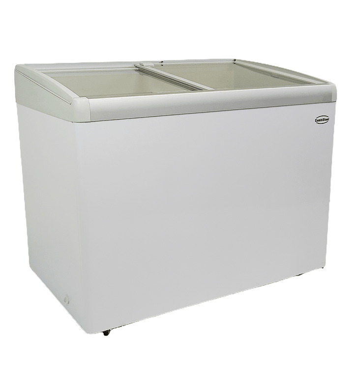 Eistruhe / 336 L / mit Glasschiebedeckel / Lotte / 0/10 | -18/-25 °C / 7086.0030 / Combisteel