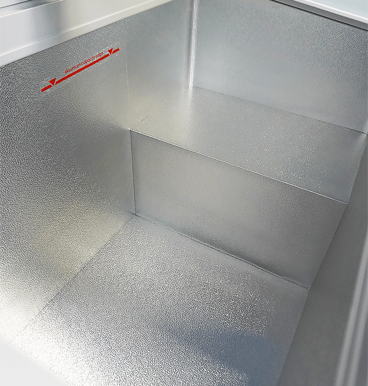 Eistruhe / 336 L / mit Glasschiebedeckel / Lotte / 0/10 | -18/-25 °C / 7086.0030 / Combisteel