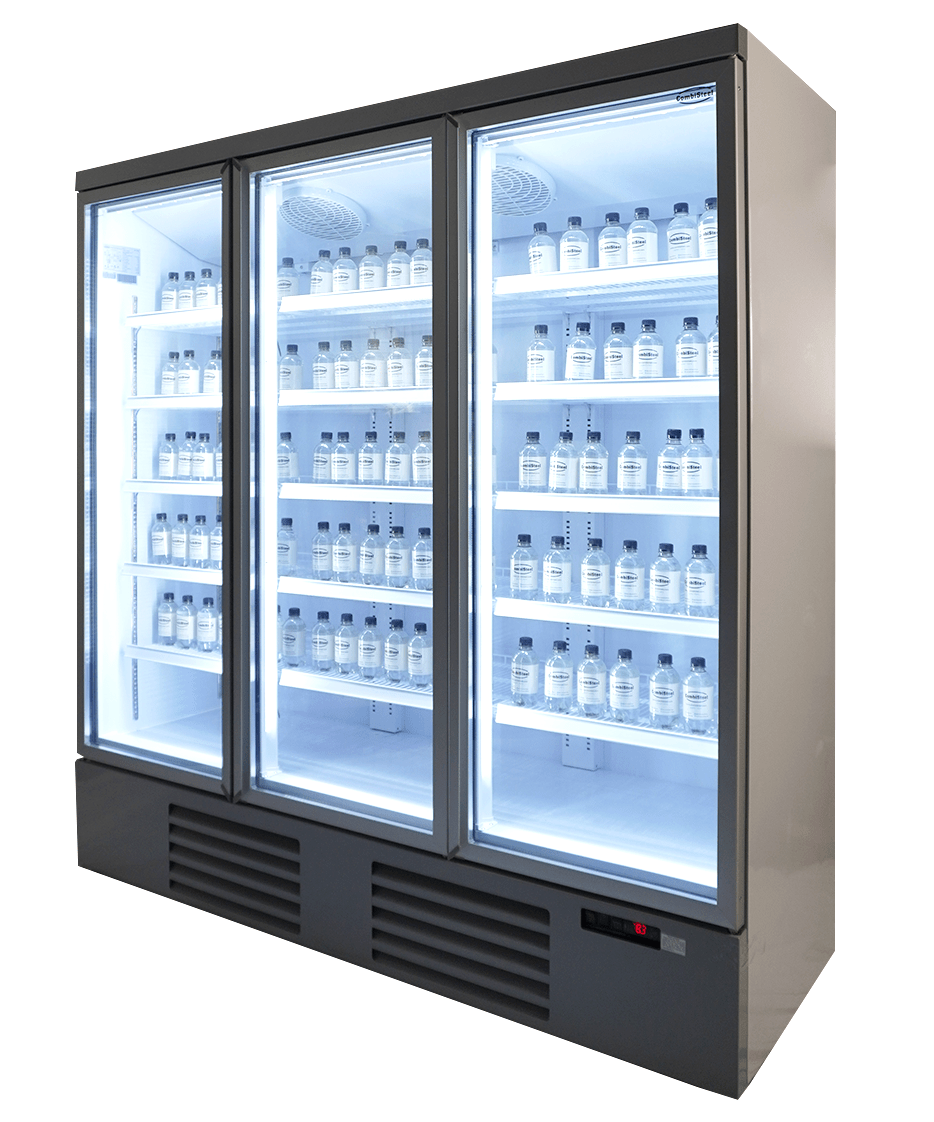 Kühlschrank / 3 Glastüren / JDE-1530R