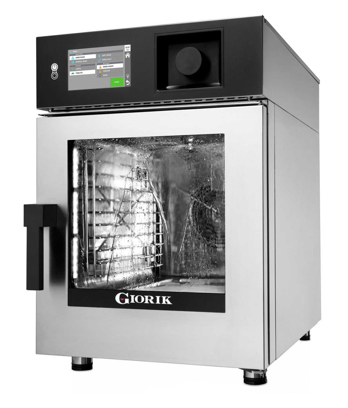 Kombidämpfer / Gas / 6 × 1 / 1 GN / +50/+300 °C / 519 × 840 × 770 mm / Combisteel