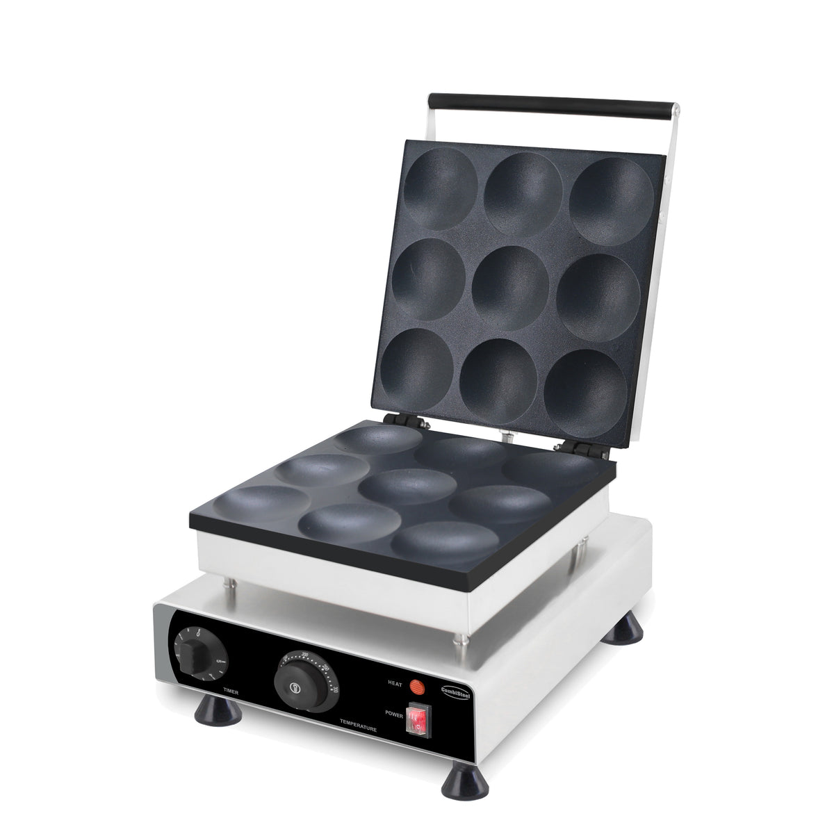 Combisteel Amerikanischer Pfannkuchenmaker für 9 Stück Ø 7,5 cm für Gastronomie