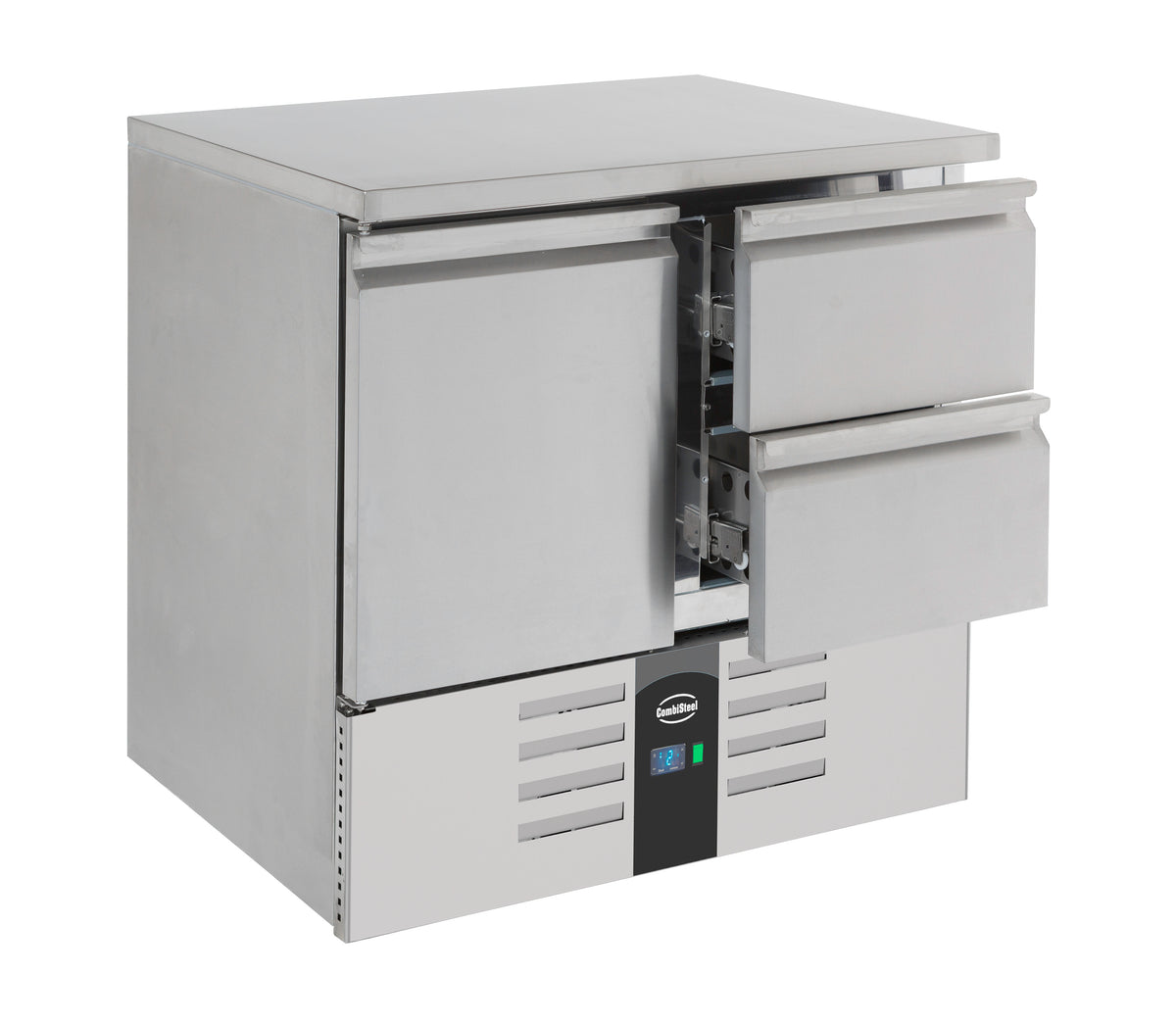 Kühltisch / 1 Tür + 2 Schubladen / 257 L / Combisteel