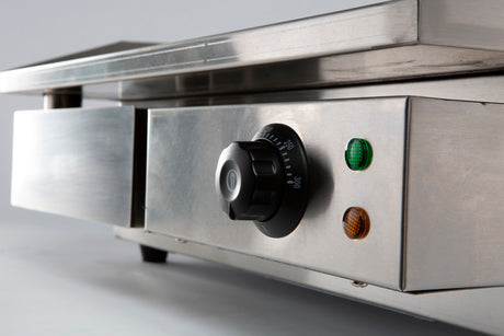 Elektrische Grillplatte / Glatt / 550 mm / 3 kW / 230 V / Combisteel – elektrische Grillplatte für Gastronomie