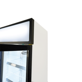 Getränkekühlschrank 3 Glastüren Weiß FCU-1200