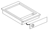 Elektrische Grillplatte / Glatt / 425 mm / 3,9 kW / 400 V / Combisteel – elektrische Grillplatte für Gastronomie