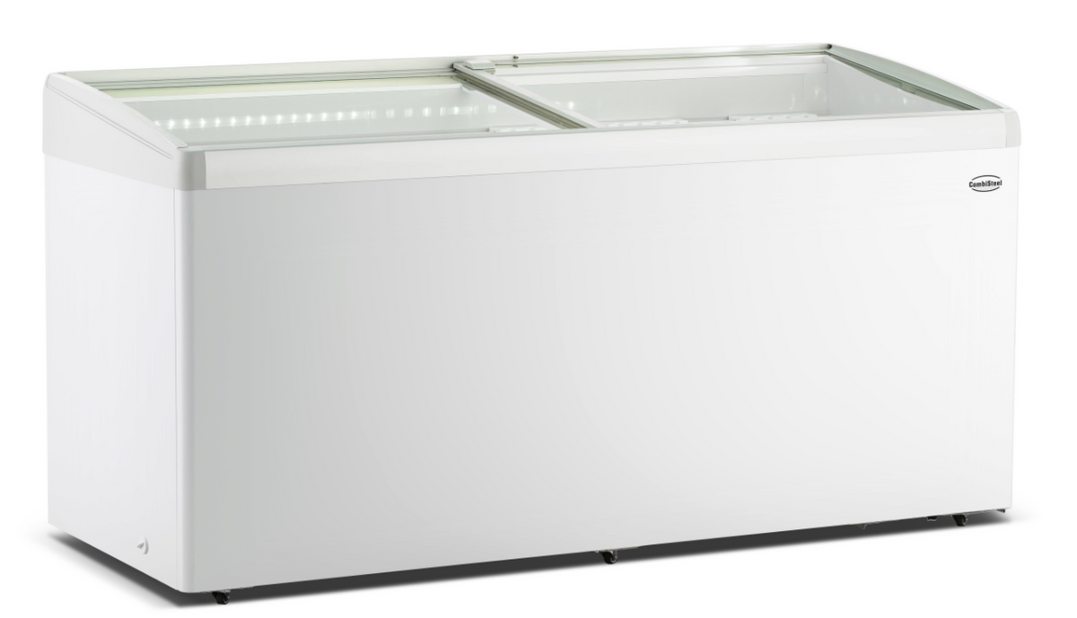 Eistruhe 586 L mit Glasschiebedeckel / Lotte / Combisteel