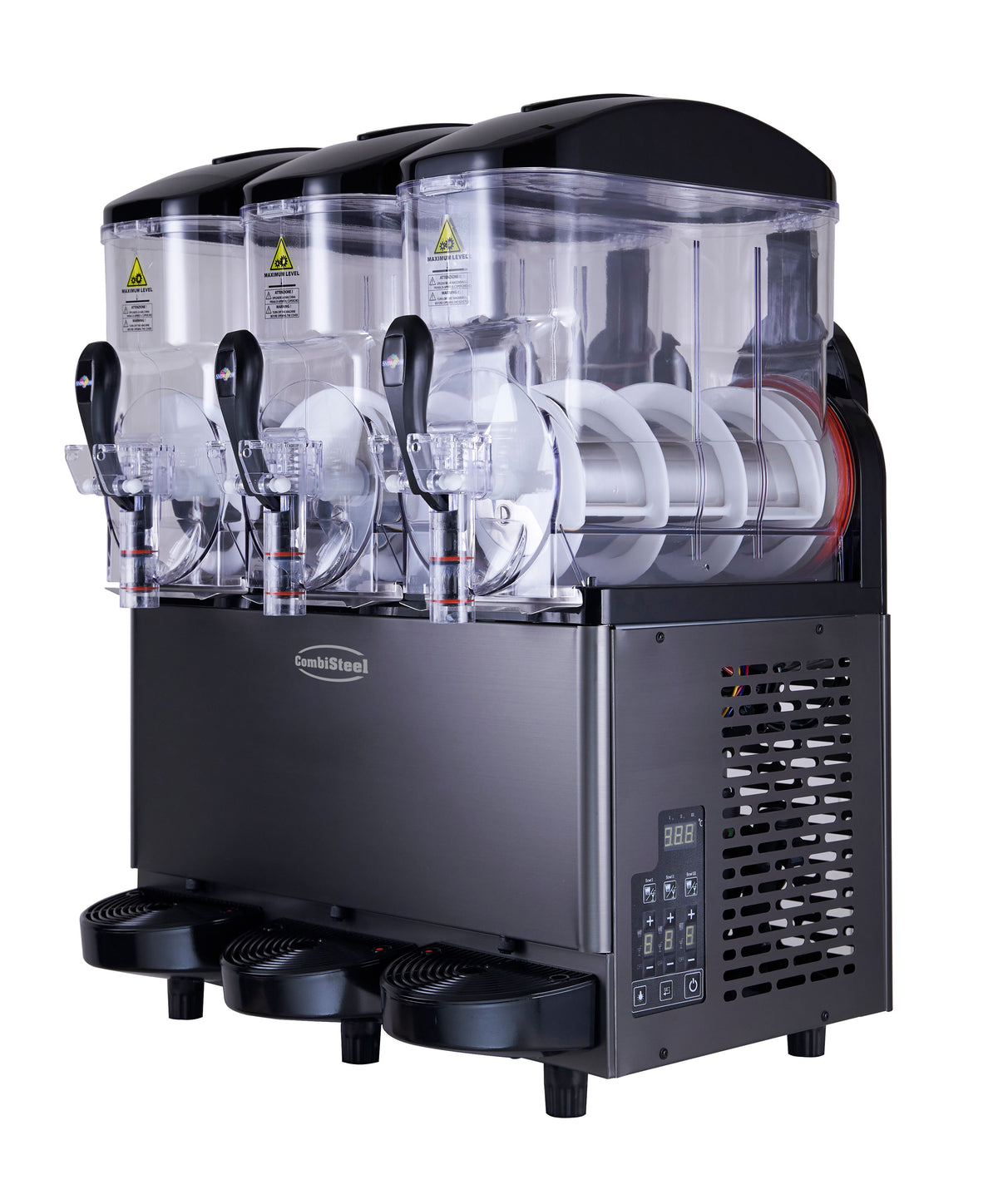 Slush-Maschine / 3 × 12 L / Schwarz / 690 × 570 × 945 mm / Combisteel