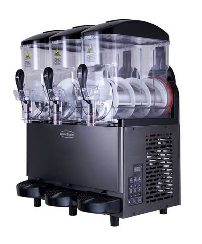 Slush-Maschine / 3 × 12 L / Schwarz / 690 × 570 × 945 mm / Combisteel