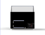 Speiseeisvitrine Java 8 x 5 L / Schwarz / Combisteel