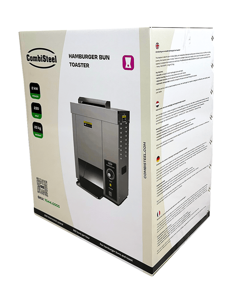 Hamburgerbrötchen-Toaster / 2 kW / 460 × 350 × 610 mm / Combisteel